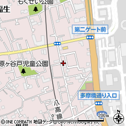 東京都福生市福生2263-6周辺の地図