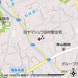 東京都福生市福生1159周辺の地図