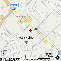 千葉県富里市七栄645-22周辺の地図