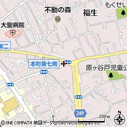 東京都福生市福生863-3周辺の地図