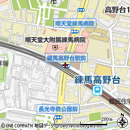 練馬高野台駅前１周辺の地図