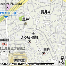小林邸♯東京都練馬区貫井3丁目akippa駐車場周辺の地図