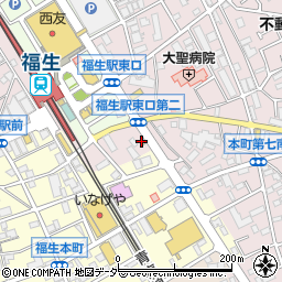 吉野家 福生店周辺の地図