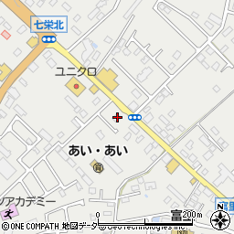 千葉県富里市七栄645-1周辺の地図