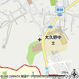 東京都西多摩郡日の出町大久野1717周辺の地図