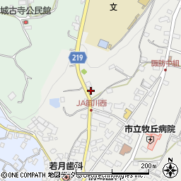 金峰泉周辺の地図