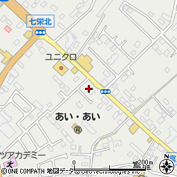 千葉県富里市七栄645-14周辺の地図