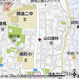 東京都練馬区練馬2丁目周辺の地図