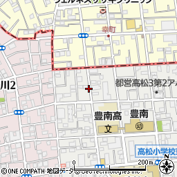 東京都豊島区高松3丁目周辺の地図