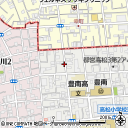 東京都豊島区高松3丁目周辺の地図