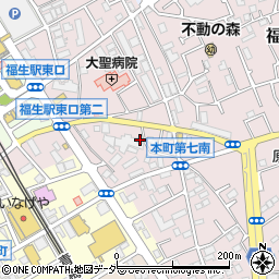 東京都福生市福生786周辺の地図