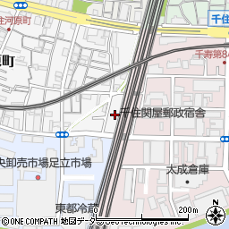 東京都足立区千住河原町49周辺の地図