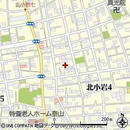 東京都江戸川区北小岩4丁目10周辺の地図