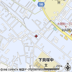 千葉県市川市下貝塚3丁目5周辺の地図