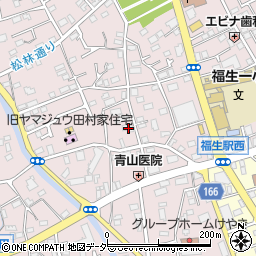 東京都福生市福生1150周辺の地図