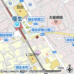 京王自動車福生営業所周辺の地図