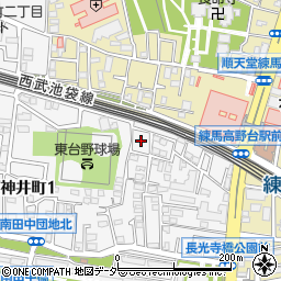 東京都練馬区石神井町1丁目10周辺の地図