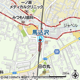 みずほ銀行馬込沢駅 ＡＴＭ周辺の地図