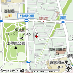 東京都東大和市清原4丁目4-5周辺の地図