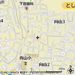 東京都練馬区向山周辺の地図