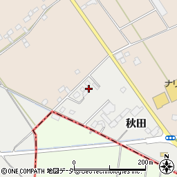 千葉県旭市秋田1661周辺の地図