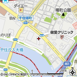 東京都足立区千住曙町40周辺の地図