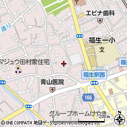 東京都福生市福生1115-1周辺の地図