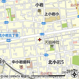 東京都江戸川区北小岩5丁目10周辺の地図