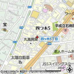 東京都葛飾区四つ木5丁目9-13周辺の地図
