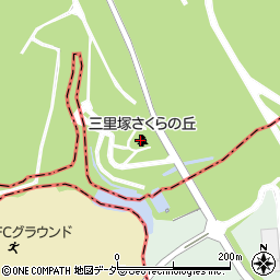 千葉県成田市三里塚御料牧場周辺の地図