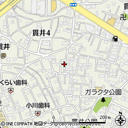 東京都練馬区貫井4丁目周辺の地図