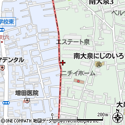 ハイブリジ南大泉Ａ周辺の地図