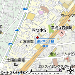 東京都葛飾区四つ木5丁目13-1周辺の地図
