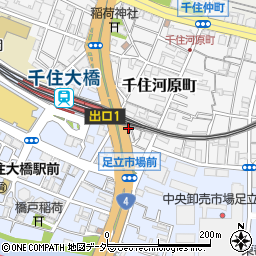 千住大橋駅前歯科周辺の地図