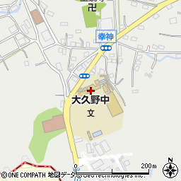 東京都西多摩郡日の出町大久野1559周辺の地図