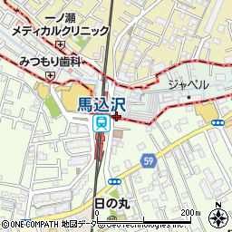 ファミリーマート馬込沢駅前店周辺の地図