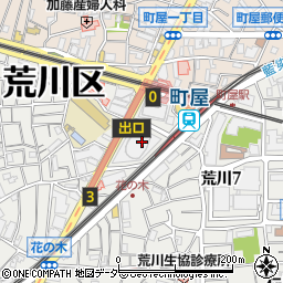 株式会社アブアブ赤札堂　町屋店周辺の地図