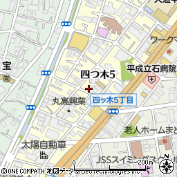 東京都葛飾区四つ木5丁目13-3周辺の地図
