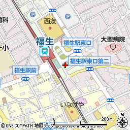 ライフェール福生駅前ビル周辺の地図