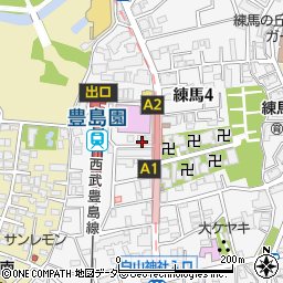 株式会社ヤマノ１９０９プラザ　練馬ショップ周辺の地図