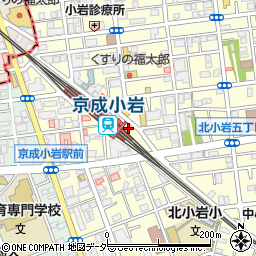 みずほ銀行京成小岩駅前 ＡＴＭ周辺の地図
