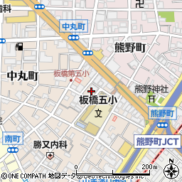 東京都板橋区中丸町18周辺の地図