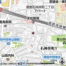 東京都練馬区石神井町1丁目18-13周辺の地図
