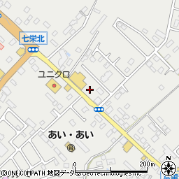 セブンイレブン富里インター店周辺の地図
