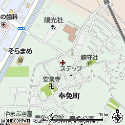 千葉県市川市奉免町95-2周辺の地図