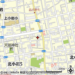 東京都江戸川区北小岩周辺の地図