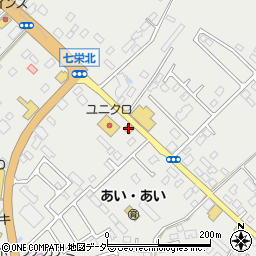 餃子の王将富里店周辺の地図