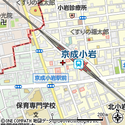 京成サンコーポ北小岩管理事務室周辺の地図