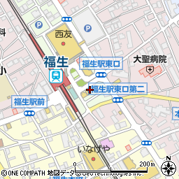 トヨタレンタリース多摩福生駅前店周辺の地図
