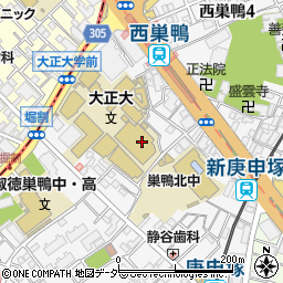 東京都豊島区西巣鴨3丁目周辺の地図
